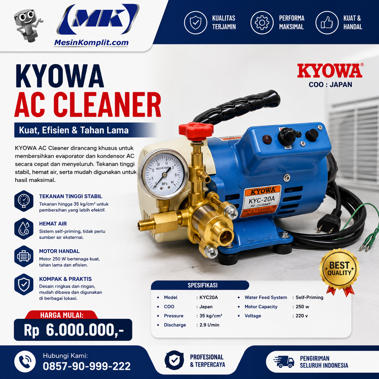 Pencuci AC Kyowa Jepang (...